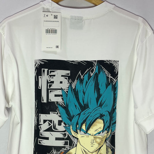 ZARA Anime Kanji GOKU Graphic T-Shirts