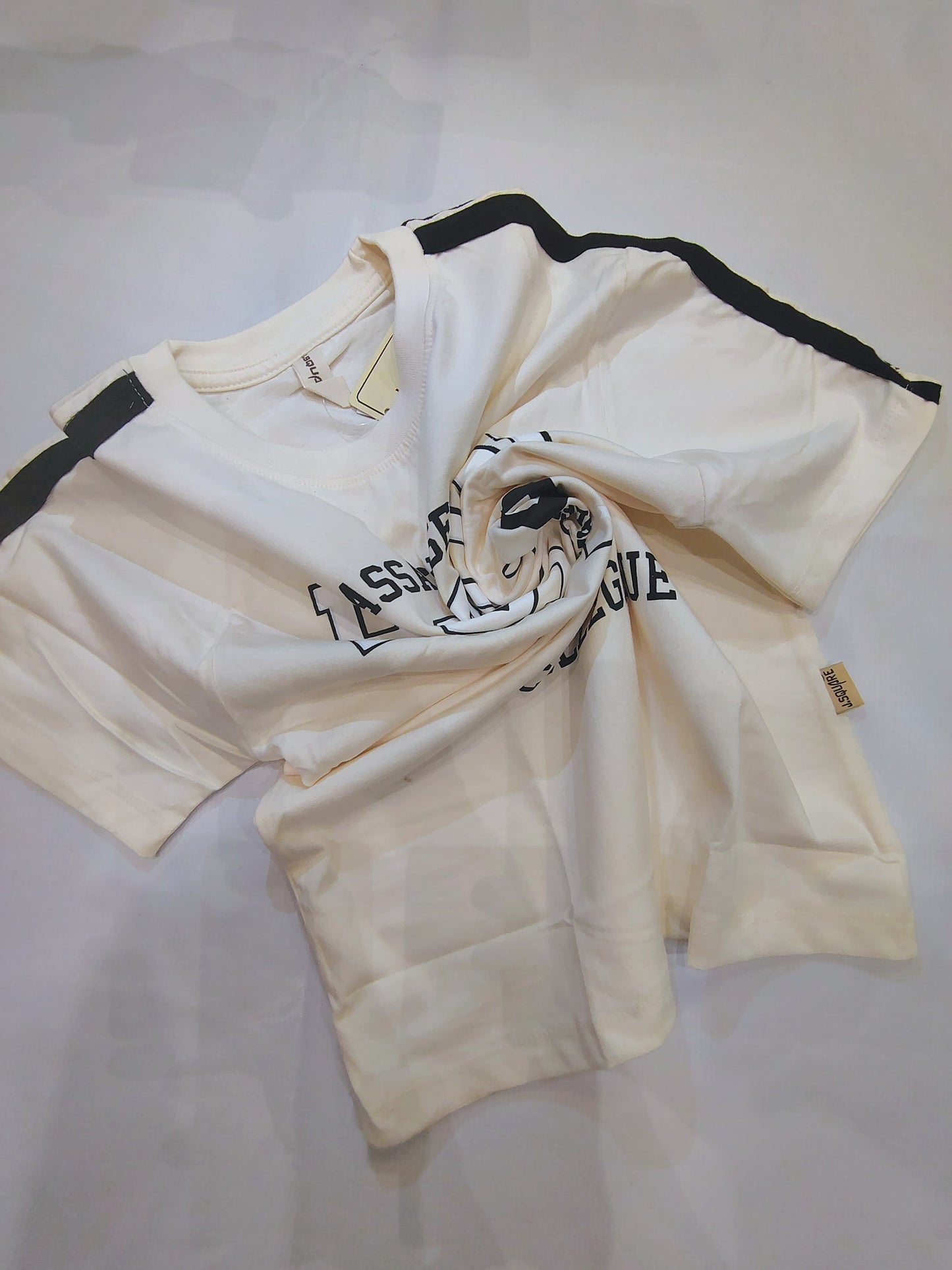 White Varsity Graphic T-Shirt