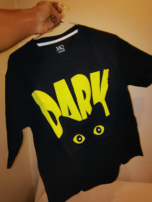 Oversized “DARK” Printed T-Shirt